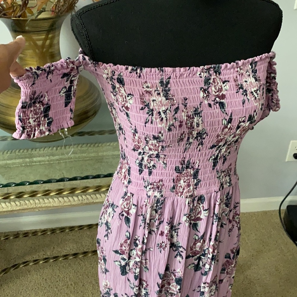 Purple floral Dress - Picture 3 of 12